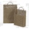Household Essentials Rectangular Wicker Hanging Baskets